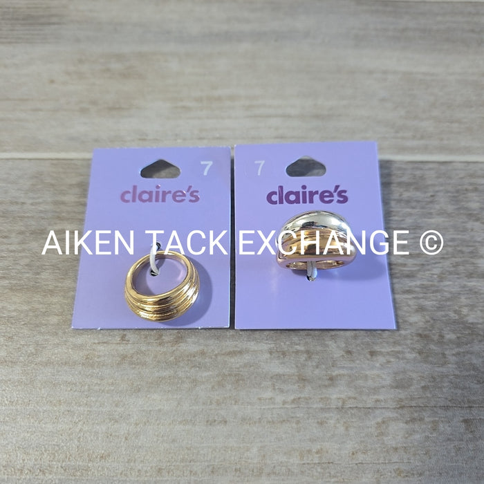 Claire's Rings (2) - Size 7