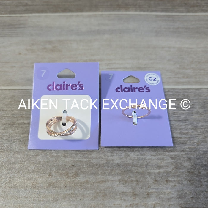 Claire's Rings (2) - Size 7