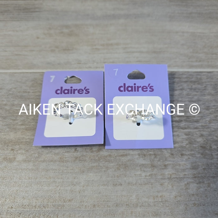 Claire's Rings (2) - Size 7