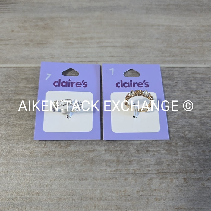 Claire's Rings (2) - Size 7