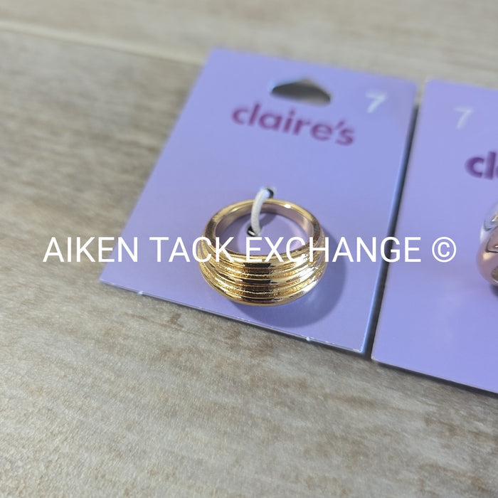 Claire's Rings (2) - Size 7