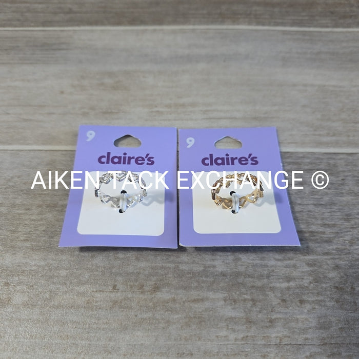 Claire's Rings (2) - Size 9