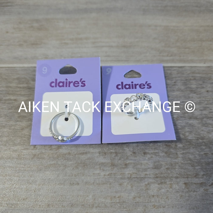 Claire's Rings (2) - Size 9