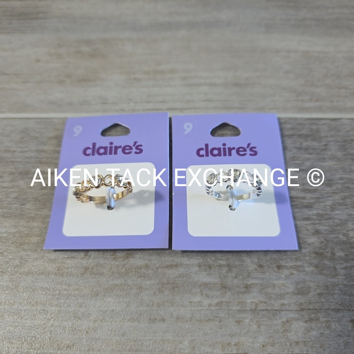 Claire's Rings (2) - Size 9