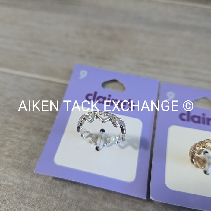 Claire's Rings (2) - Size 9