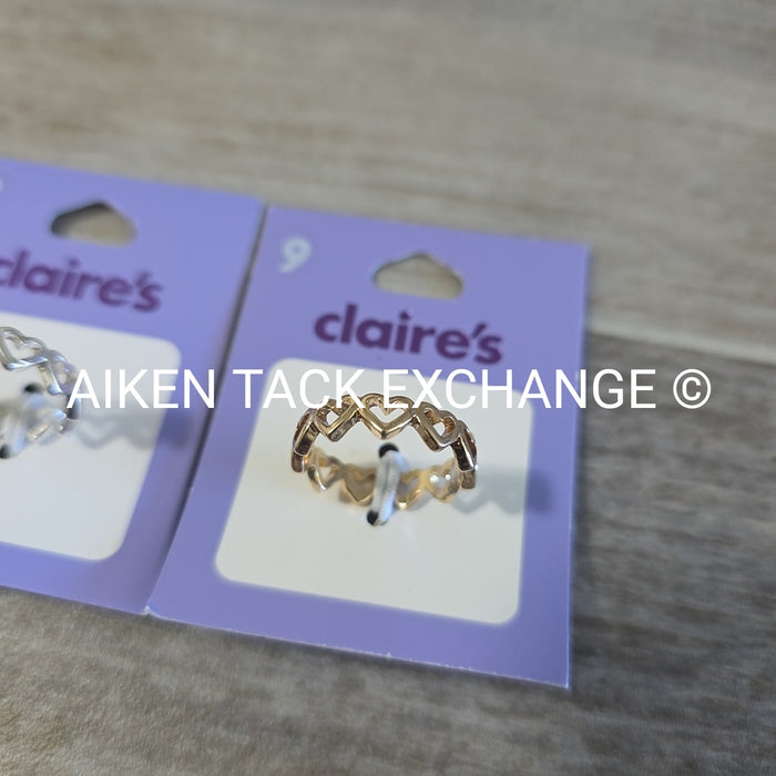 Claire's Rings (2) - Size 9
