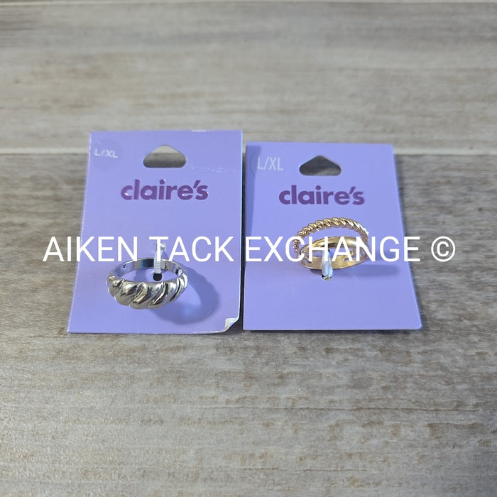 Claire's Rings (2) - Size L/XL