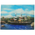 Clipper Ship at Anchor - 3D Lenticular Poster - 12 X 16