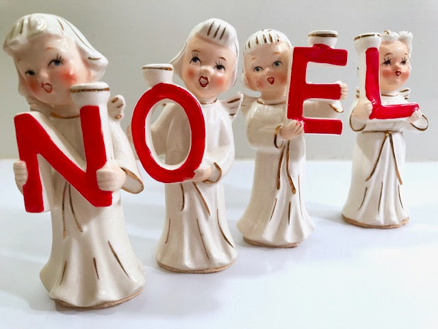 Commodore Heavenly Noel Angels Candle Holder