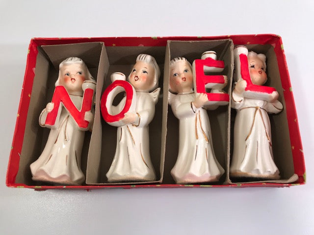 Commodore Heavenly Noel Angels Candle Holder