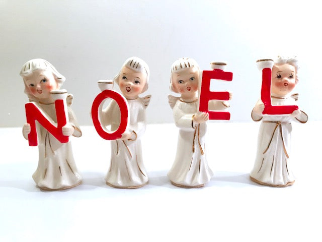 Commodore Heavenly Noel Angels Candle Holder