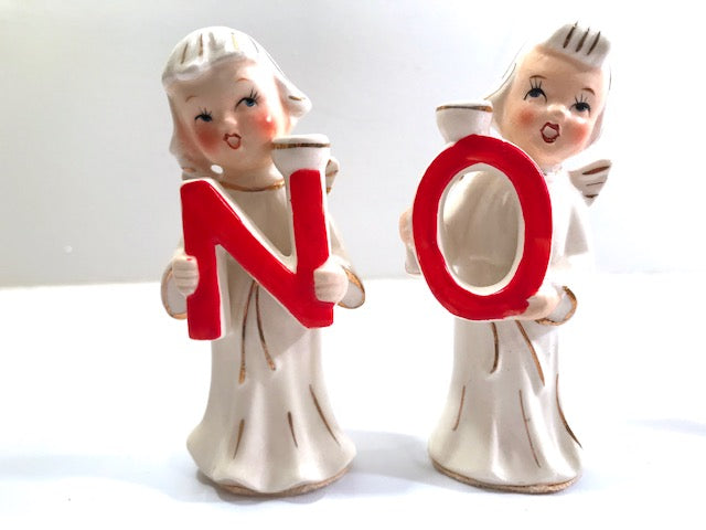 Commodore Heavenly Noel Angels Candle Holder