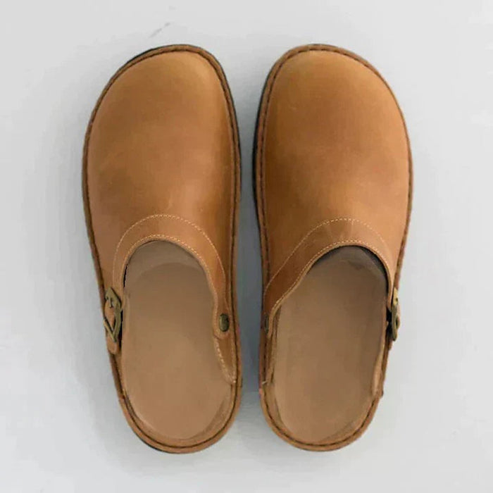 Constance | Women's Leather Clog Mules