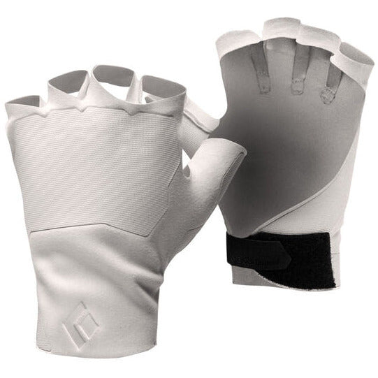 Black Diamond Crack Gloves - White