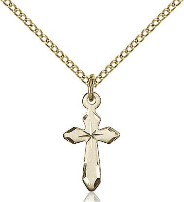 Cross medal 25292, Gold Filled