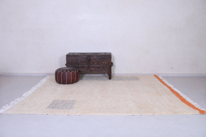 Custom Moroccan Beige rug - Moroccan Handmade Area rug - Wool rug - custom moroccan rugs