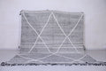 Handmade Gray Moroccan rug - Custom Beni Ourain area rug