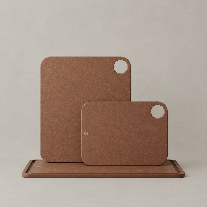 CUT-IT chopping board, medium - brown