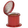 Daub Can 1/2 Pt. Metal Red - Bench & Plunger Cans (B600D)