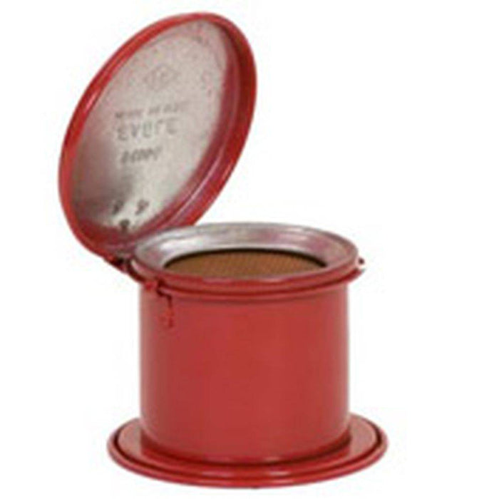 Daub Can 1/2 Pt. Metal Red - Bench & Plunger Cans (B600D)