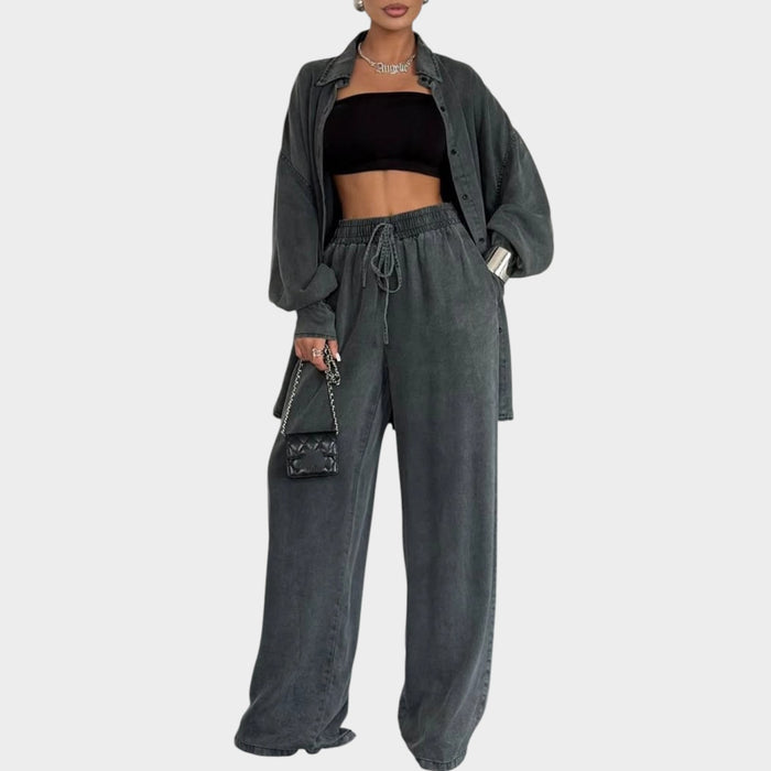 Effortless Chic Two-Piece Casual Suit