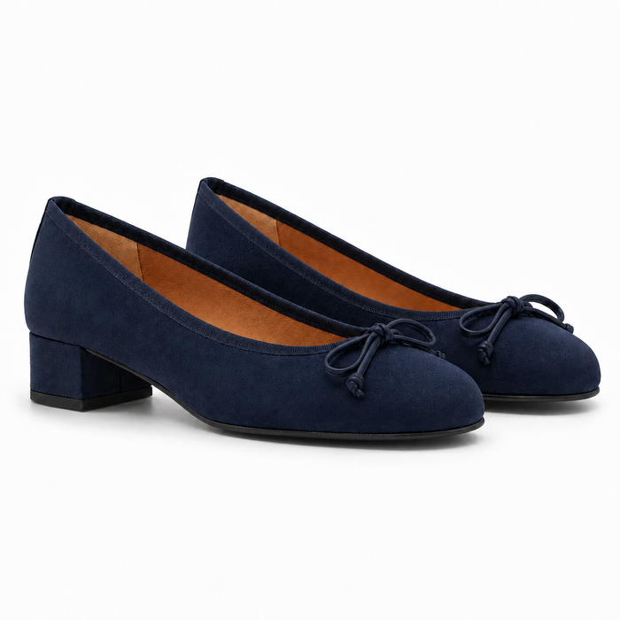 Elda Navy Suede