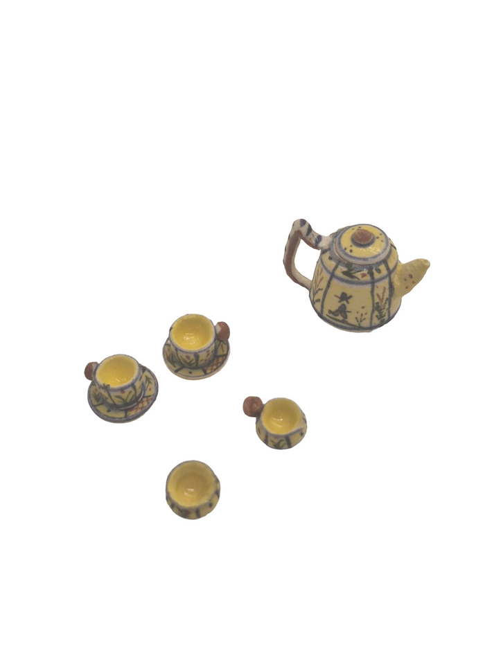 Elizabeth Chambers – 5pc Porcelain Handpainted Tea Set