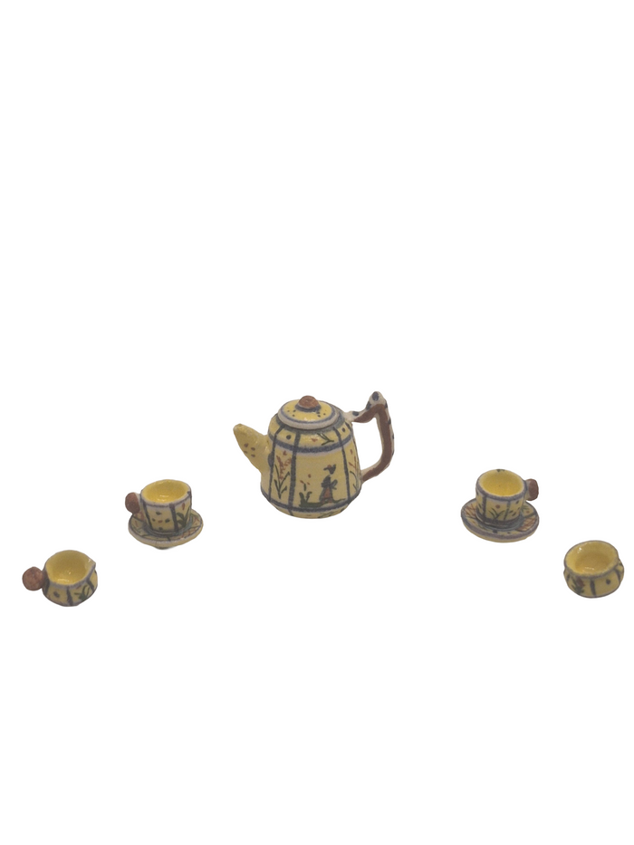 Elizabeth Chambers – 5pc Porcelain Handpainted Tea Set