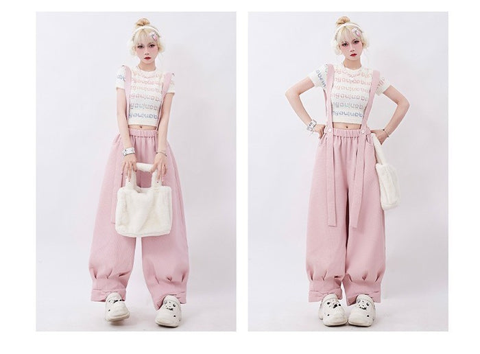 Female Summer Strap Pants