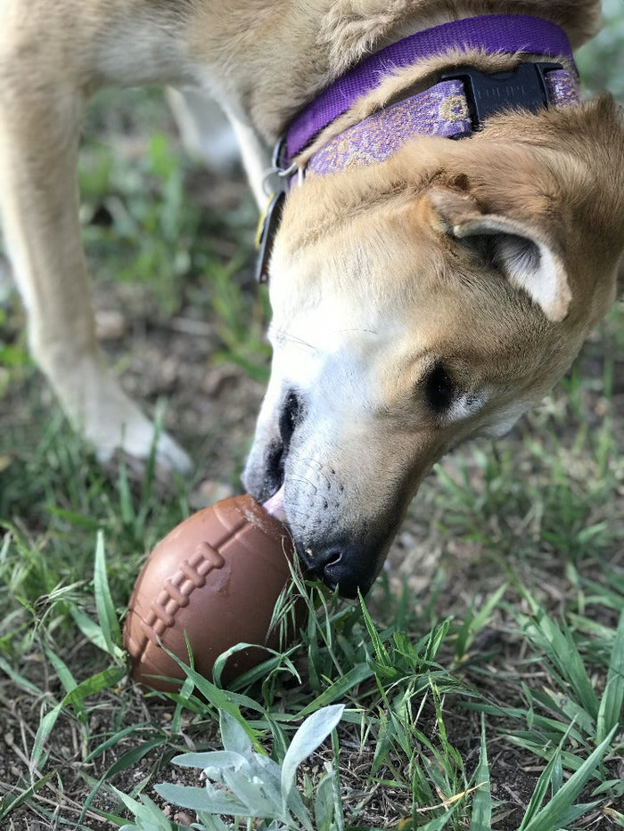 Football Dog Chew Toy & Treat Dispenser - USA Made | SodaPup
