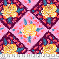 FreeSpirit - Fluent - Rose Tile - Plum - PWAH191.PLUM - Sold by the Half Yard