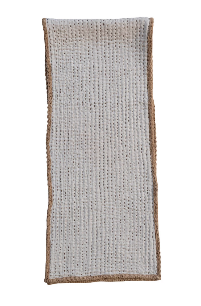 Freya Waffle Table Runner