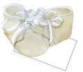 GAW909W Baby Bootie Greeting Card