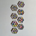 Geometric Hexagons (Set of 8) - Glowforge