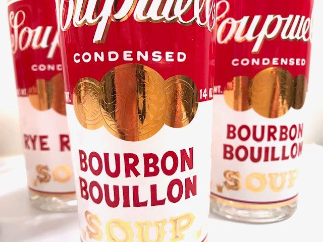 Georges Briard Signed Mid-Century Soupwell Glasses (Set of 7)