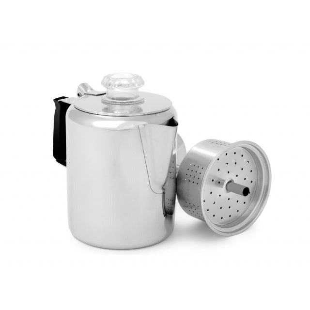 GSI Outdoors Glacier Stainless 6 Cup Perc W/Silicone Handle