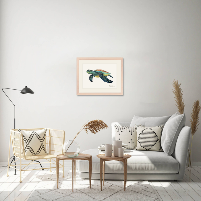 Green Sea Turtle II Limited Edition Print - NEW Nick Mayer
