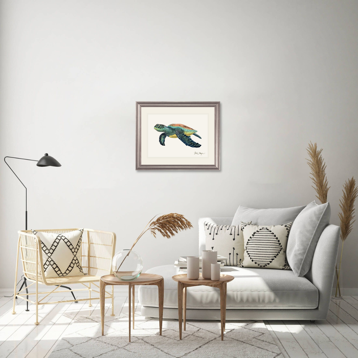Green Sea Turtle II Limited Edition Print - NEW Nick Mayer