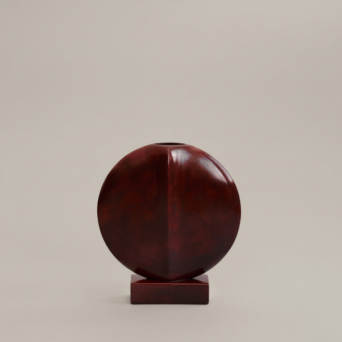 Guggenheim Vase, Mini - Maroon