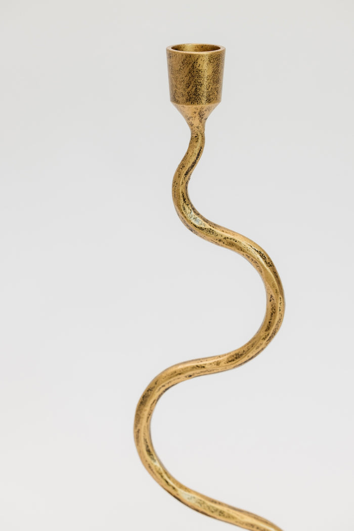 Haley Taper Holder - Gold - 2 Sizes