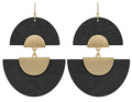 Halle Double Wedge Shape Earrings