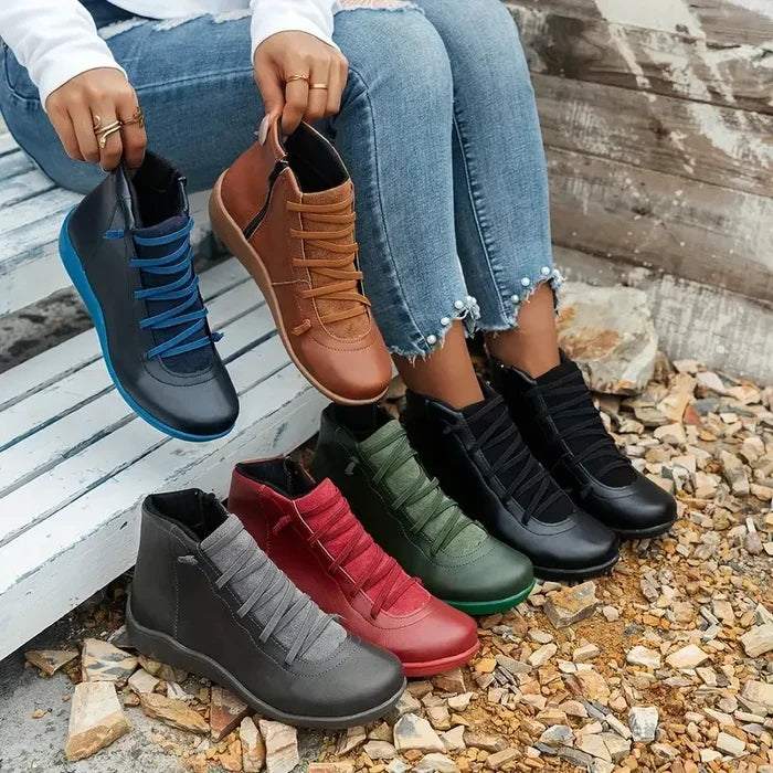Harlow | Women's Lace-Up Ankle Boots