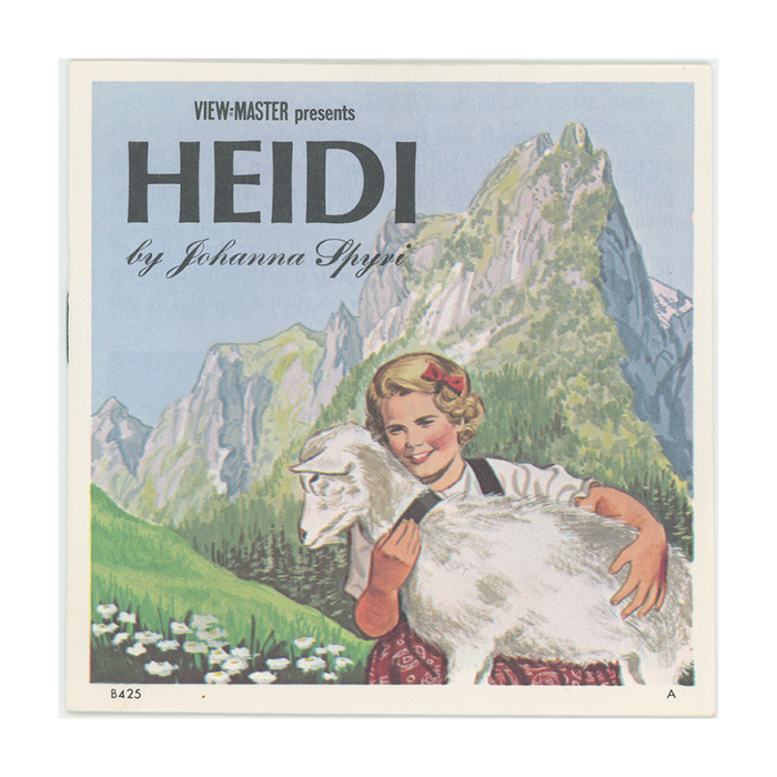 Heidi - View-Master 3 Reel Packet - 1960's - vintage - (ECO-B425-G1A)
