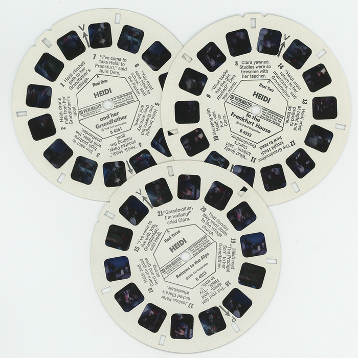 Heidi - View-Master 3 Reel Packet - 1960's - vintage - (ECO-B425-G1A)