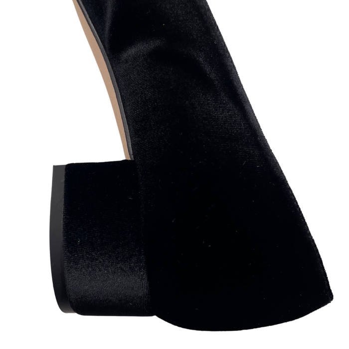 close up of the heel