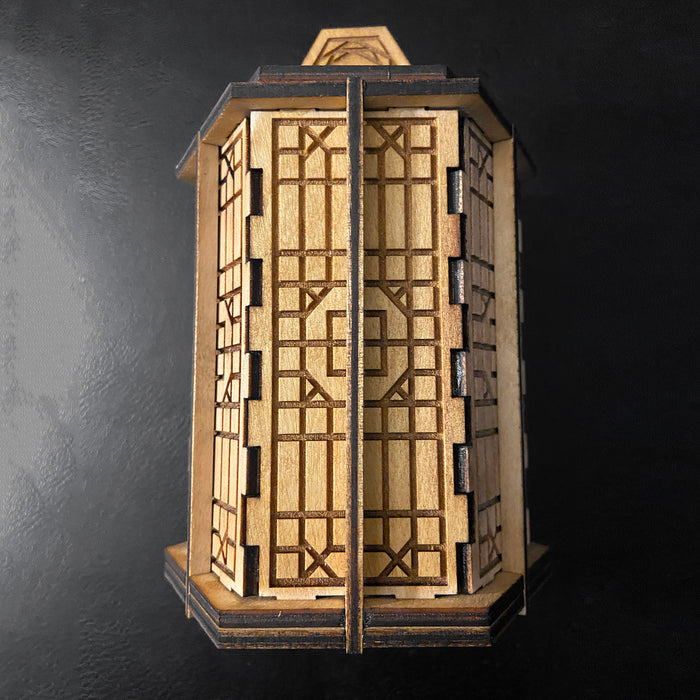 Hexagon Engraved Slide Box - Glowforge