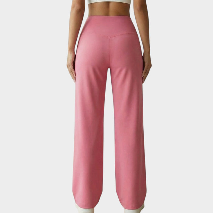 High-Waisted Wide-Leg Lounge Pants