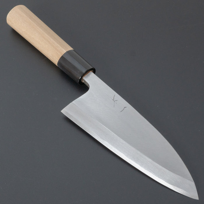 Hitohira Gorobei Blue #2 Deba 150mm Ho Wood Handle (D-Shape) - HITOHIRA