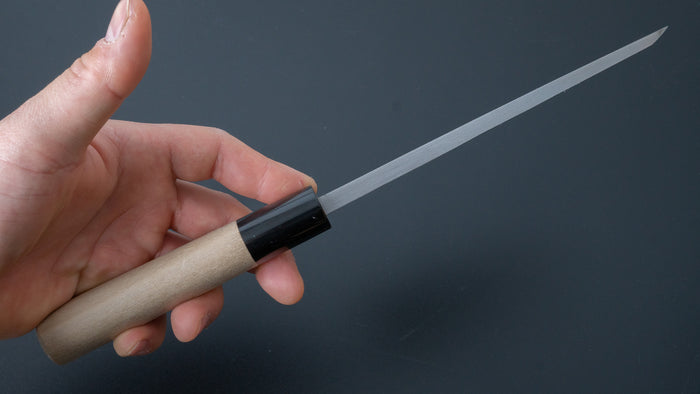Hitohira Gorobei Blue #2 Deba 150mm Ho Wood Handle (D-Shape) - HITOHIRA