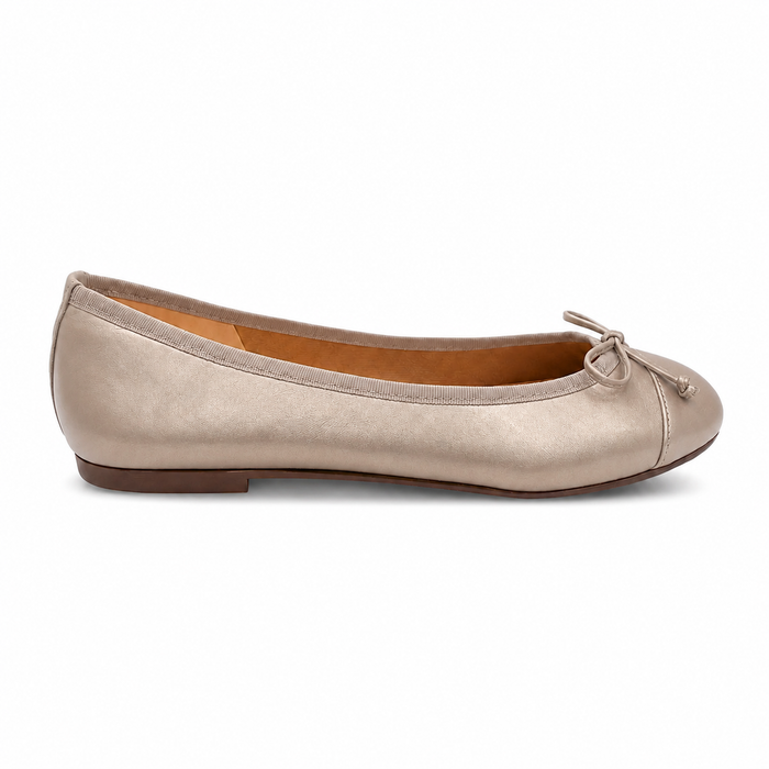 Index Taupe Soft Metallic Leather